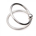 Stainless Glans Duo Ring with Duo Balls SHH-1310 UPC 0714833199403