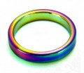 Cockring stainless steel rainbow 10mm wide (SHH-417) UPC   0714833197539
